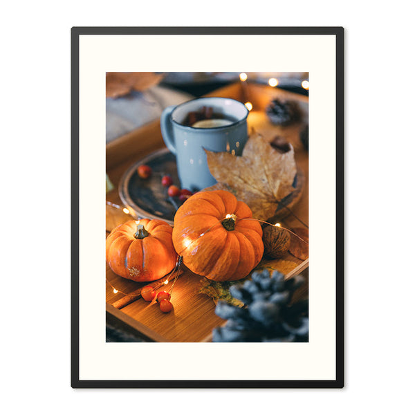 Poster in Lijst Thee in Herfstsferen