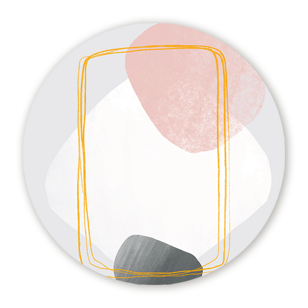 Muurcirkel Abstracte Kunst 1