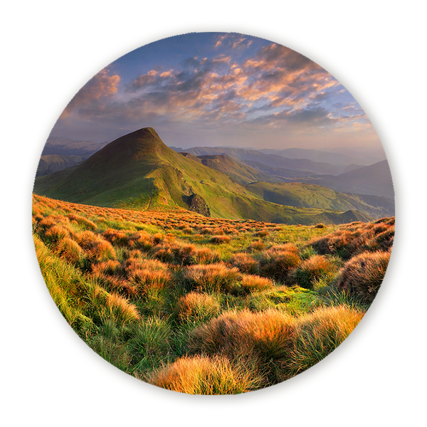 Muurcirkel Harmonie in Heuvellandschap