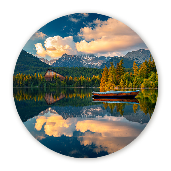 Muurcirkel Tatra's Ochtendgloed