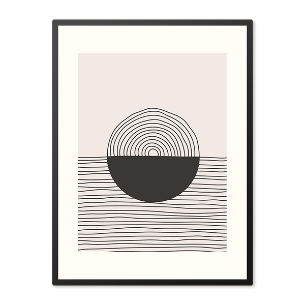 Poster in Lijst Harmonische Horizon