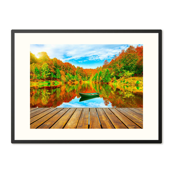 Lijst Kleurrijk Herfstmeer