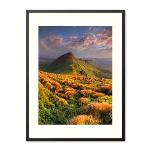 Poster in Lijst Zomerzonsopgang over de HeuvelsPPoster in Lijst Harmonie in Heuvellandschap