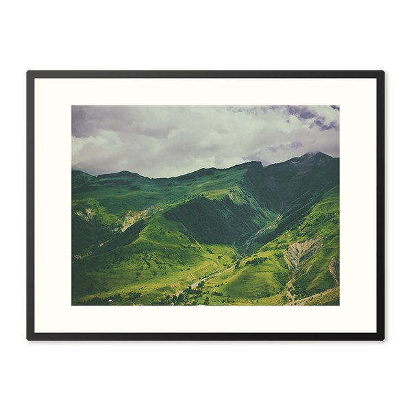 Poster in Lijst Kaukasische Groenpracht