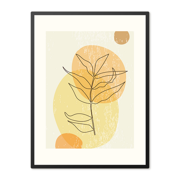 Poster in Lijst Kunstig Bladertak