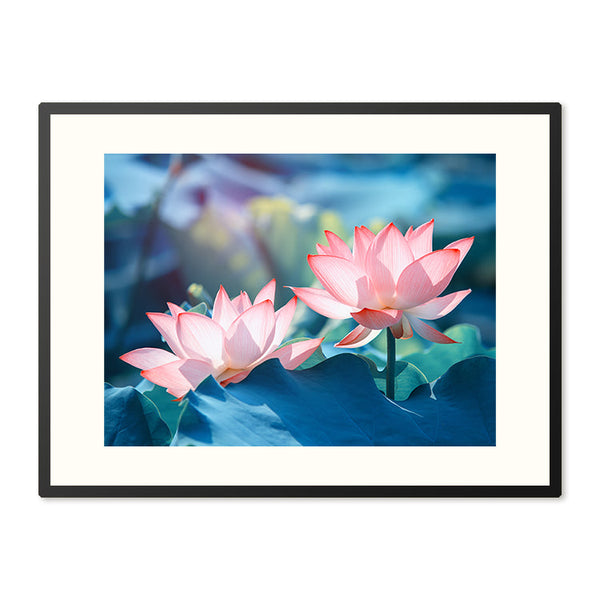 Poster in Lijst Stralende Lotus