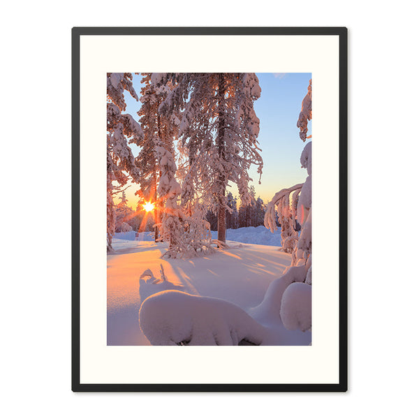 Poster in Lijst Magisch Winterbos