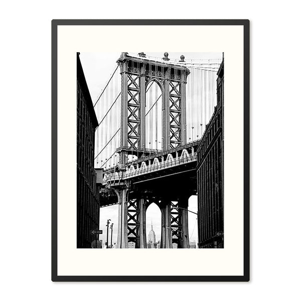 Poster in Lijst Manhattan Bridge