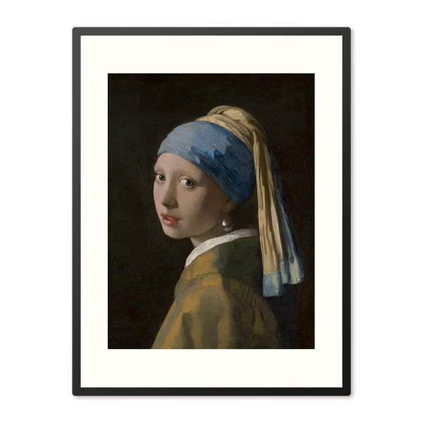 Poster in Lijst Meisje met de Parel