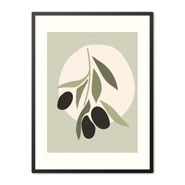 Poster in Lijst Olijftak