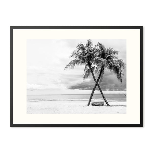 Poster in Lijst Tropische Oase van Rust