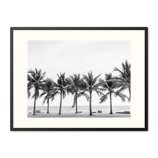 Poster in Lijst Palmen aan de Kust