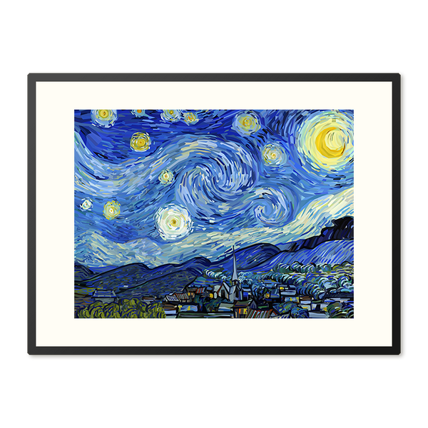 Poster in Lijst Sterrennacht