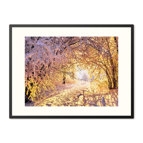 Poster in Lijst Winterse Betovering