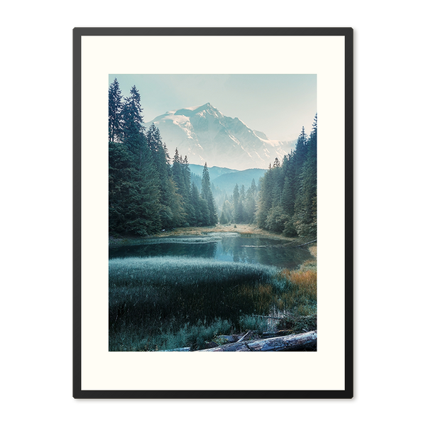 Poster in Lijst Mistige Ochtendmagie