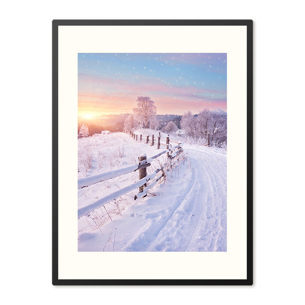 Poster in Lijst Winterweg