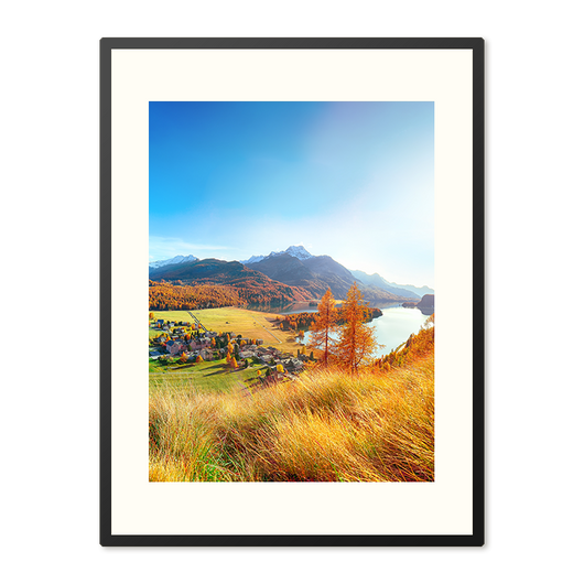 Poster in Lijst Herfstharmonie aan het Meer