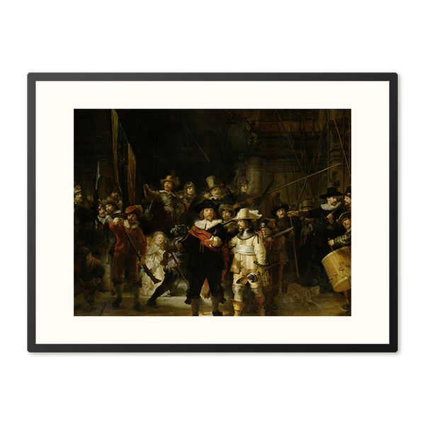 Poster in Lijst De Nachtwacht