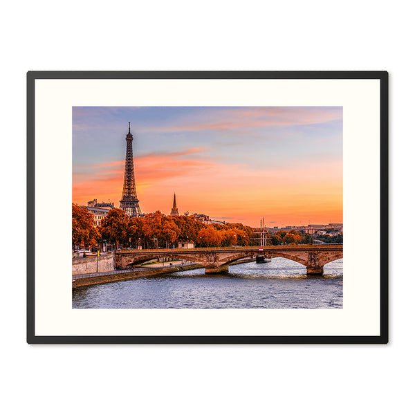 Poster in Lijst Herfst in Parijs