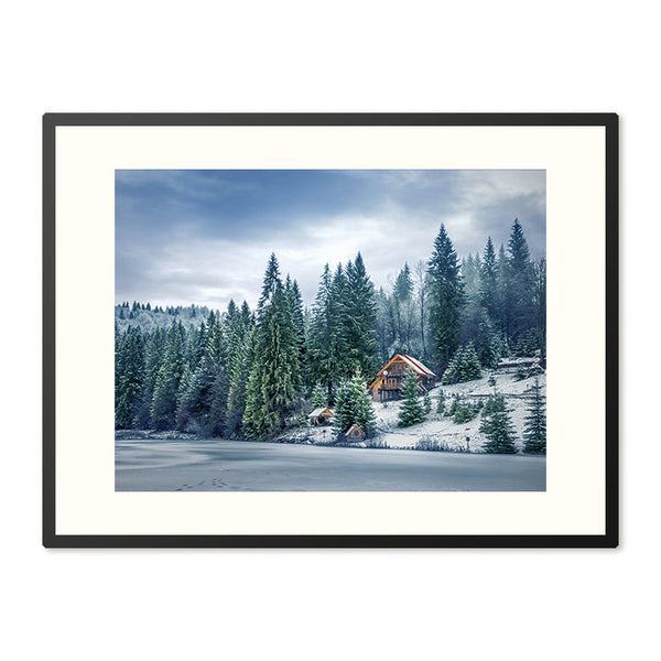 Poster in lijst Karpaten Winterwonder