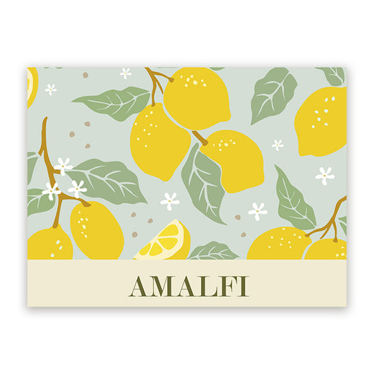 Schilderij Amalfi Citroen