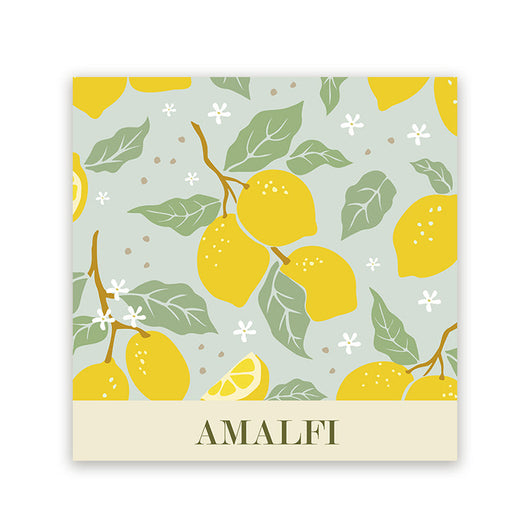 Schilderij Amalfi Citroen