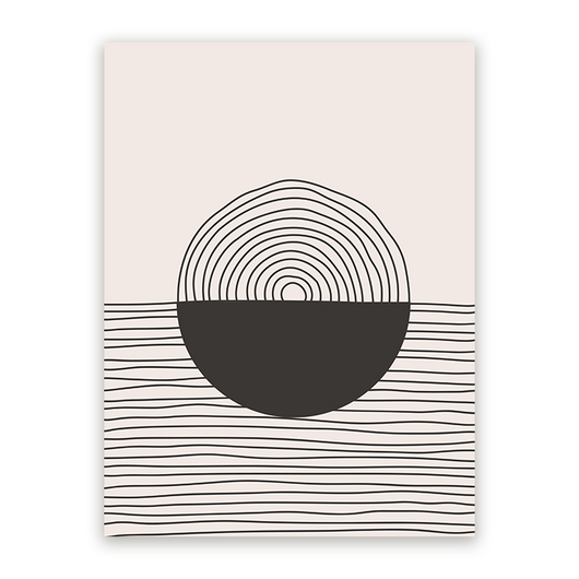 Schilderij Harmonische Horizon