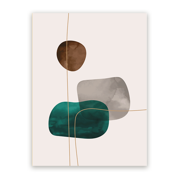 Schilderij Handgeschilderd Abstrakt No1