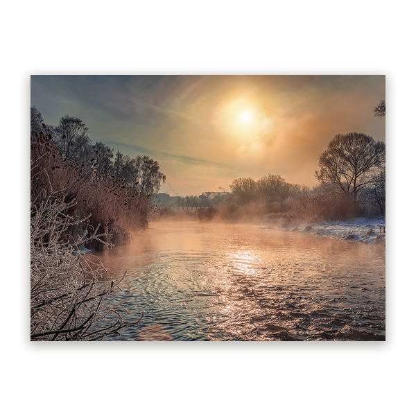 Schilderij Winterse Ochtendglans