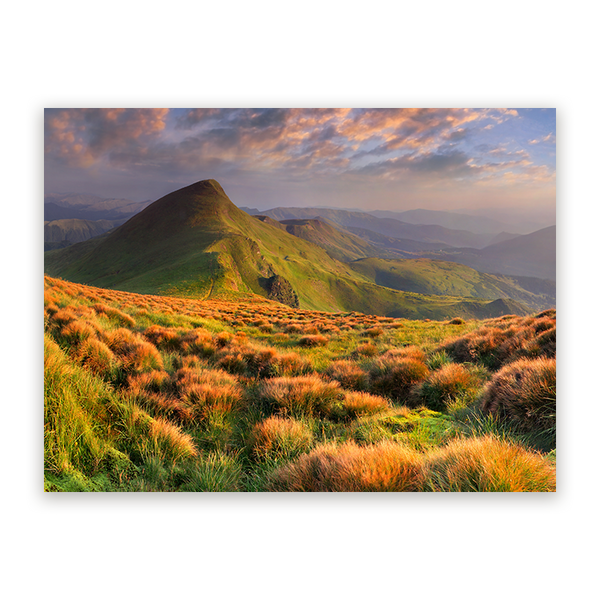 Schilderij Harmonie in Heuvellandschap