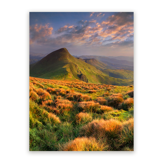 Schilderij Harmonie in Heuvellandschap