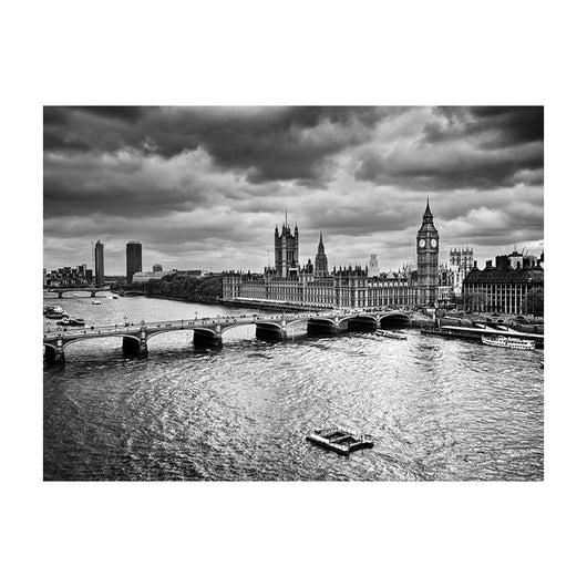 Schilderij Londen's Elegante Silhouet