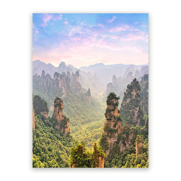 Schilderij Mystiek Zhangjiajie