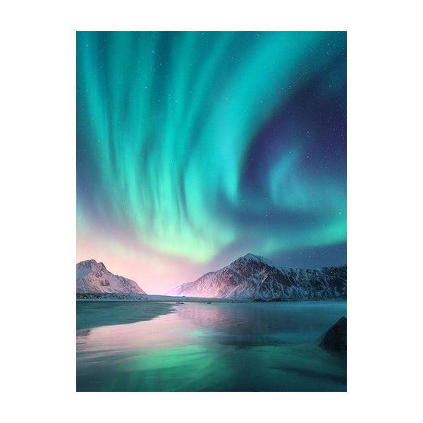 Schilderij Sterrenhemel & Noorderlicht
