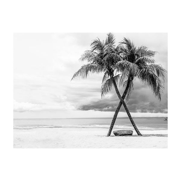 Schilderij Tropische Oase van Rust