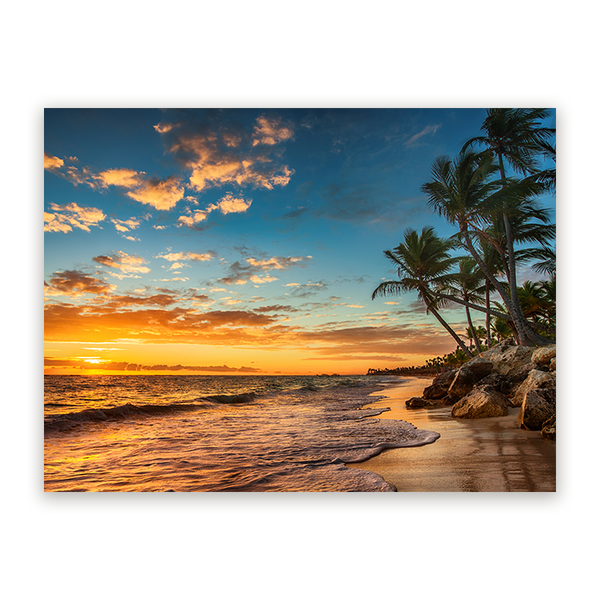 Schilderij Tropisch Paradijs