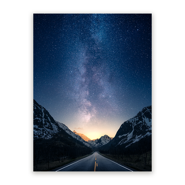 Schilderij Weg naar Sterrenhemel