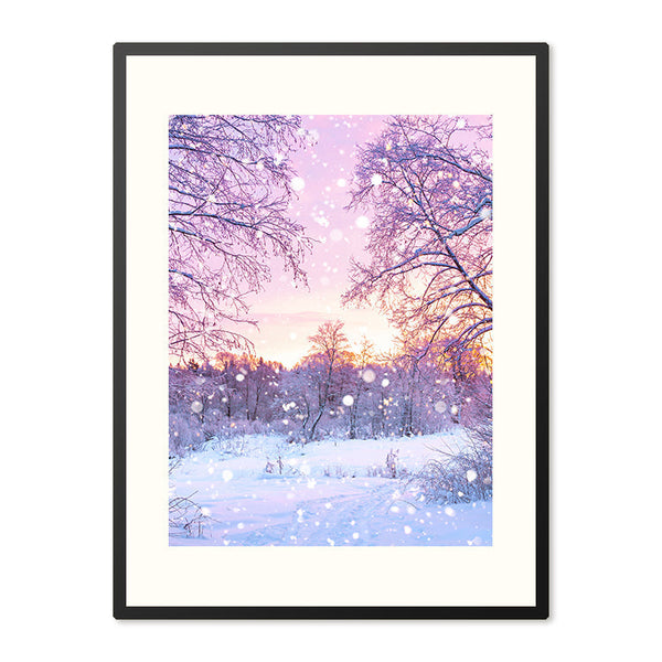 Poster in lijst Prachtige Winterochtend